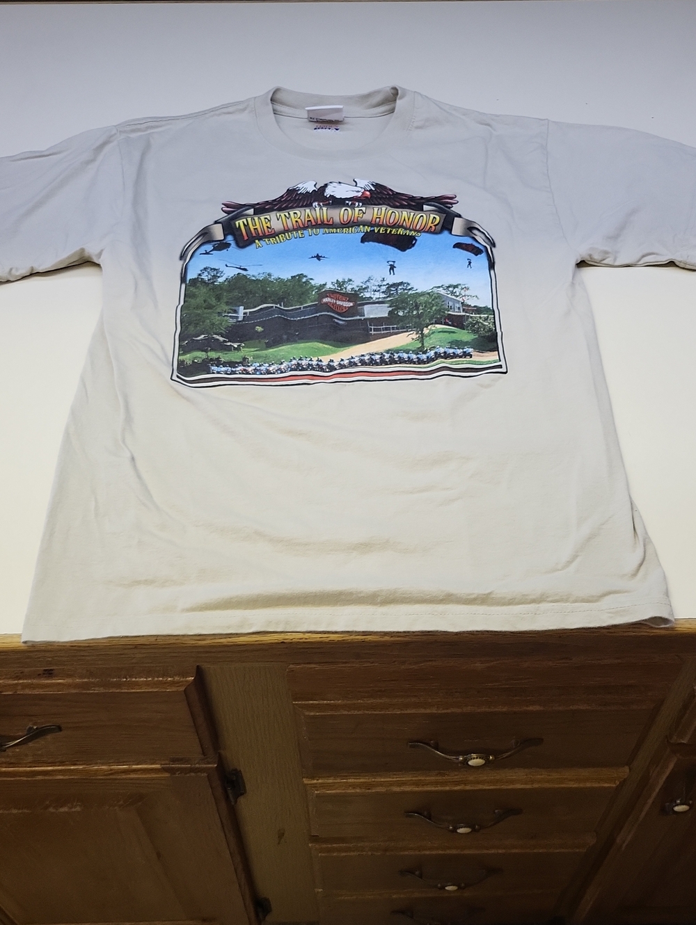 Hanes Beefy The Trail of Honor Graphic Tee